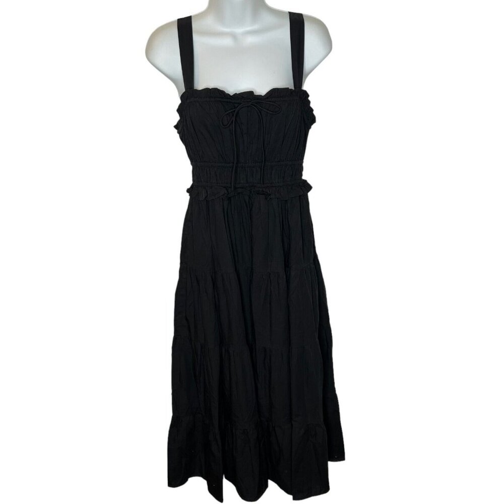 J.Crew Petite Ruffle Trim Tiered Dress
Black Size PM BK951